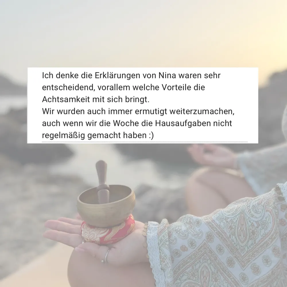 Stimme einer Teilnehmerin 8